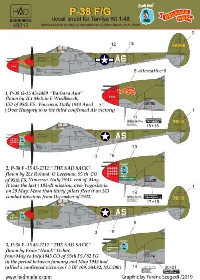 P-38 F/G Europa Felett 1:48