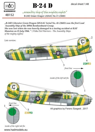 B-24D Green Dragon USAAF 1:48