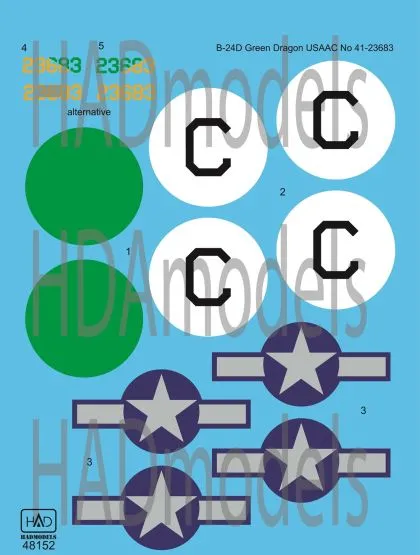 B-24D Green Dragon USAAF 1:48