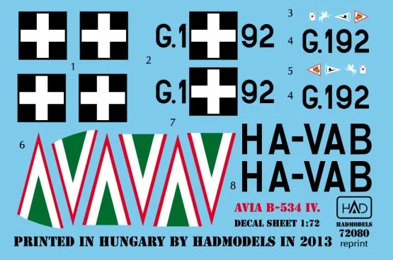 Avia B-534 IV Hungary AF 1:48