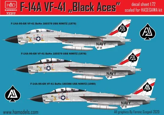 F-14A "Black Aces" USS NIMITZ 1:72 F-14A "Black Aces" USS NIMITZ 1:72