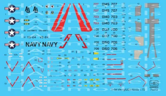 S-3A Viking - USS NIMITZ 1:72
