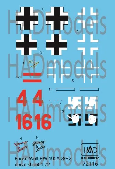 Fw 190A-8 /R2 Schwarzer Panter - Ur Sau 1:72