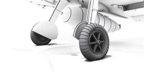 Bf 109E Wheels 1:72