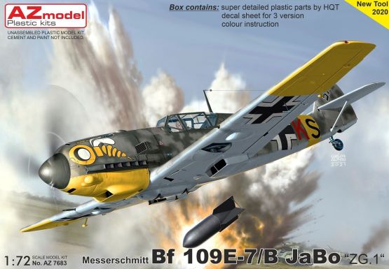 Bf 109E-7/B JaBo ZG.1 1:72
