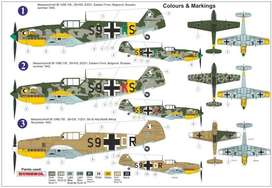 Bf 109E-7/B JaBo ZG.1 1:72