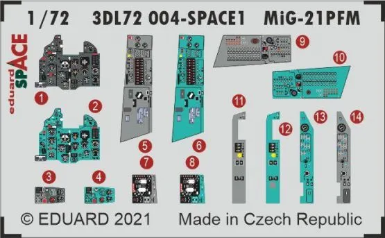 MiG-21PFM SPACE for Eduard 1:72