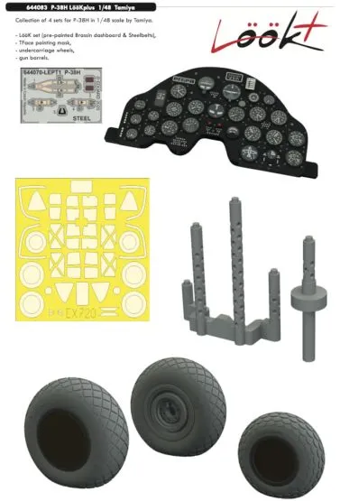 P-38H LööKplus for Tamiya 1:48