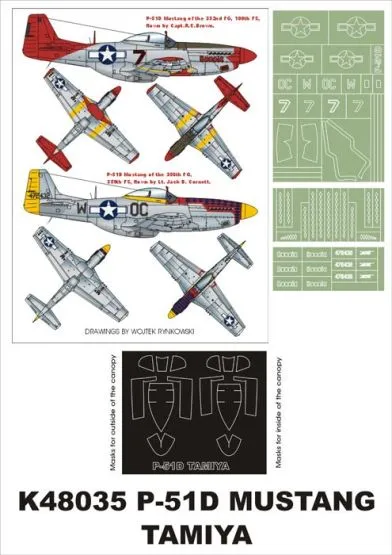 P-51D super mask for Tamiya 1:48