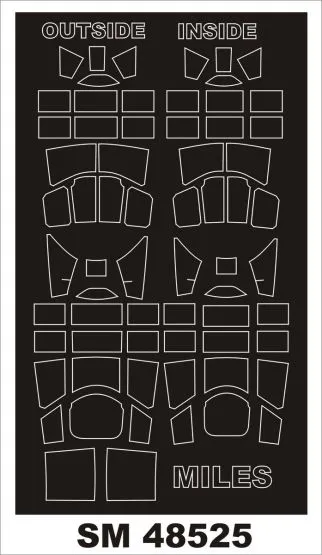 Miles Master I mask for Dora Wings 1:48
