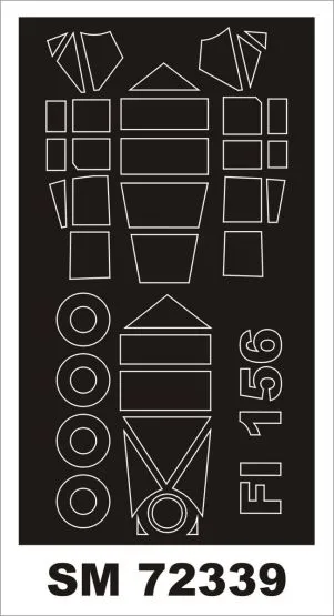 Fi-156 mask for AZmodel 1:72