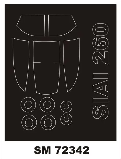 SIAI 206 mask for KP 1:72