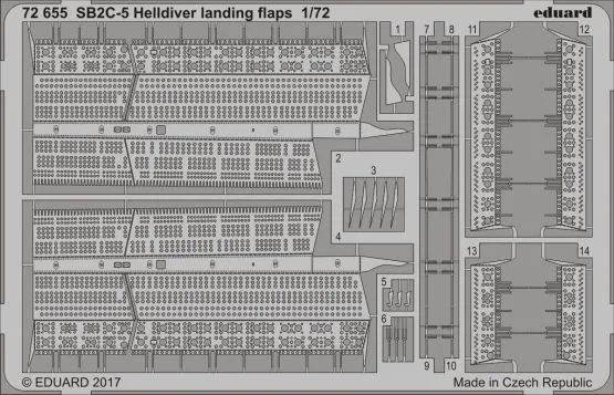 SB2C-5 Helldiver landing flaps 1:72