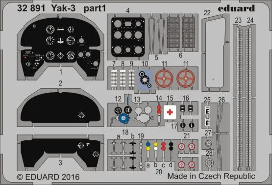 Yak-3 P.E. set for Special Hobby 1:32