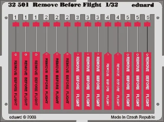 Remove Before Flight 1:32