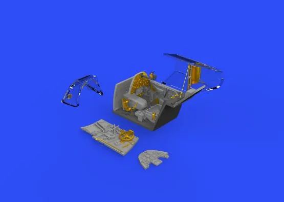 Bf 109G-10/ U4 cockpit for Eduard 1:48