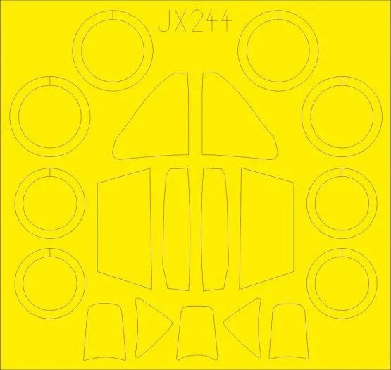 Me 262A mask for Revell 1:32