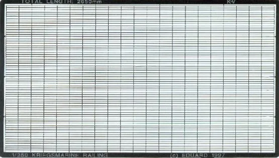 Kriegsmarine Railings 1:350