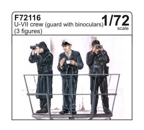 German U-VII crew (guard with binoculars) 1:72