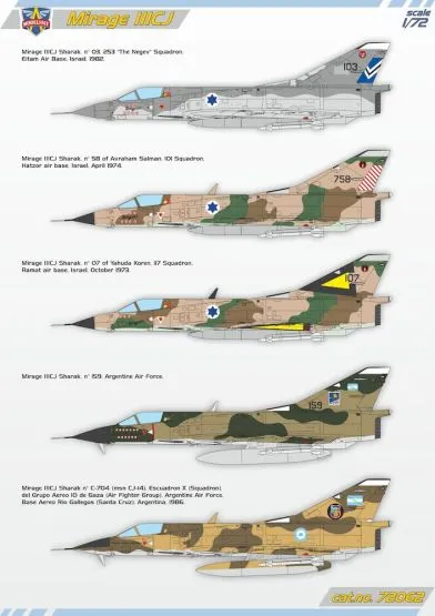 Mirage IIICJ 1:72