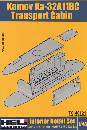 Ka-32A11BC Transport Cabin Set 1:48