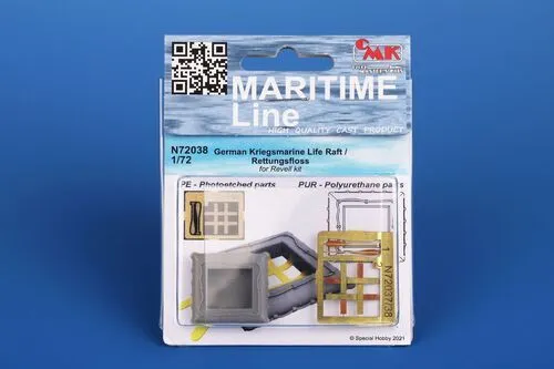 German Kriegsmarine Life Raft / Rettungsfloss 1:72