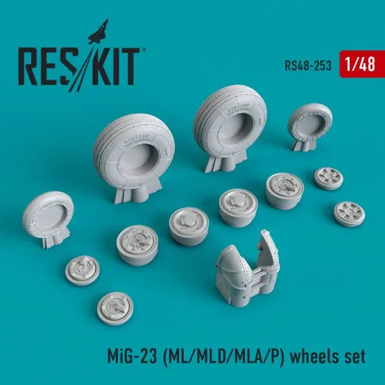 MiG-23 ML, MLD/MLA/P wheels set 1:48