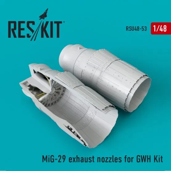 MiG-29 exhaust nozzles for GWH 1:48