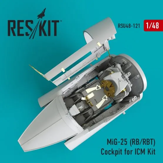 MiG-25 (RB/RBT) Cockpit for ICM 1:48