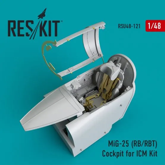 MiG-25 (RB/RBT) Cockpit for ICM 1:48