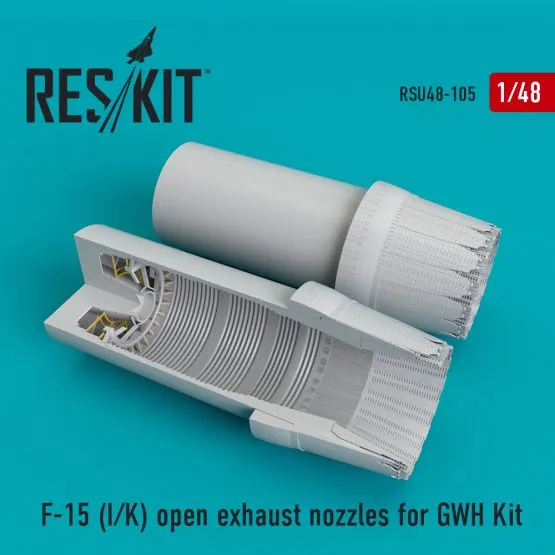 F-15 (I/K) open exhaust nozzles for GWH 1:48