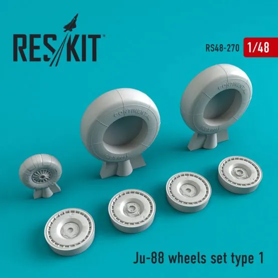 Ju 88 wheels set type 1 1:48