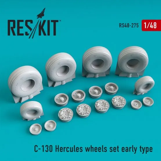 C-130 Hercules wheels set early type 1:48