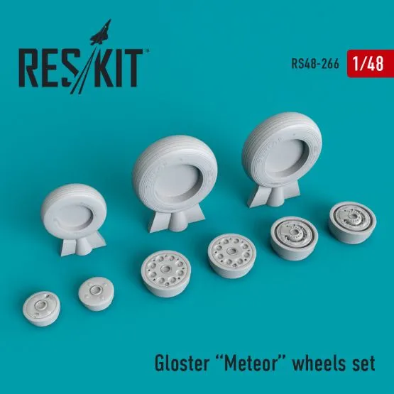 Gloster Meteor wheels 1:48 Gloster Meteor wheels 1:48