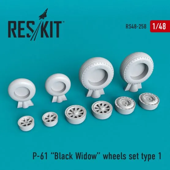 P-61 Black Widow wheels 1:48