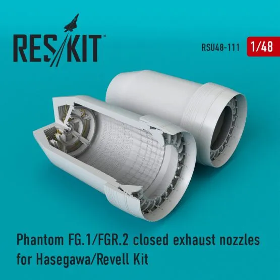 Phantom FG.1/FGR.2 closed exhaust nozzles for Hasegawa/Revell 1:48