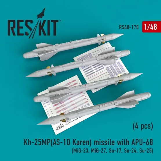 Kh-25MP (AS-10 Karen) missile with APU-68 1:48