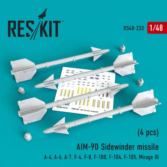 AIM-9D Sidewinder missile 1:48