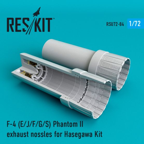 F-4 Phantom II (E/J/F/G/S) exhaust nossles for  Hasegawa 1:72