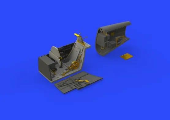 Bf 109E cockpit & radio compartment 1:48