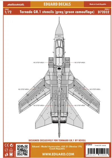 Tornado GR.1 stencils (gray/ green camouflage) 1:72