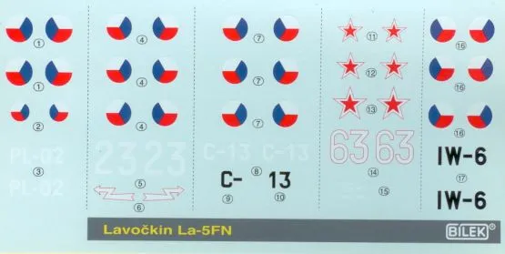 La-5FN, S-95 Czech AF 1:72