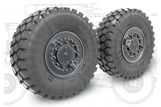 KamAZ 4386 Tuphoon-K wheels set 1:35