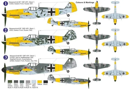 Bf 109F-4/R1 Cannon Pod 1:72