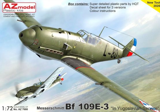 Bf 109E-3 In Yugoslavian service 1:72