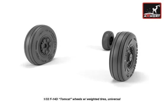 F-14 Tomcat late type wheels 1:32