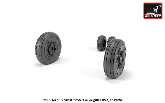 F-14 Tomcat early type wheels 1:72
