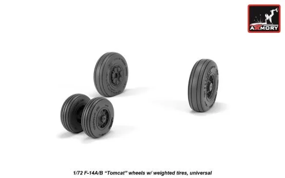 F-14 Tomcat early type wheels 1:72