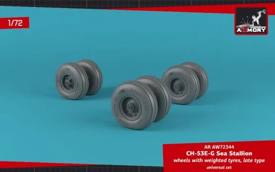 CH-53 Sea Stallion wheels, late 1:72