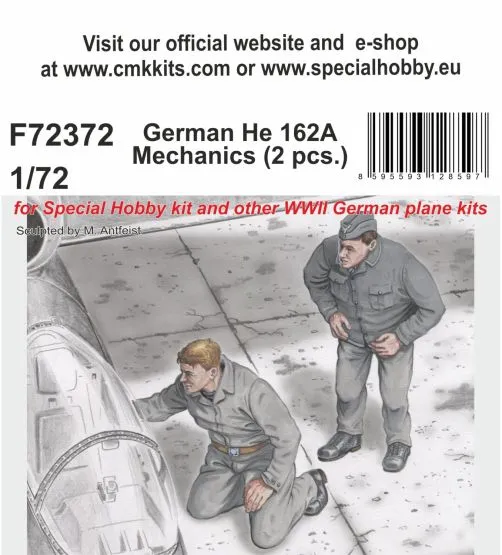 German He 162A Mechanics 1:72